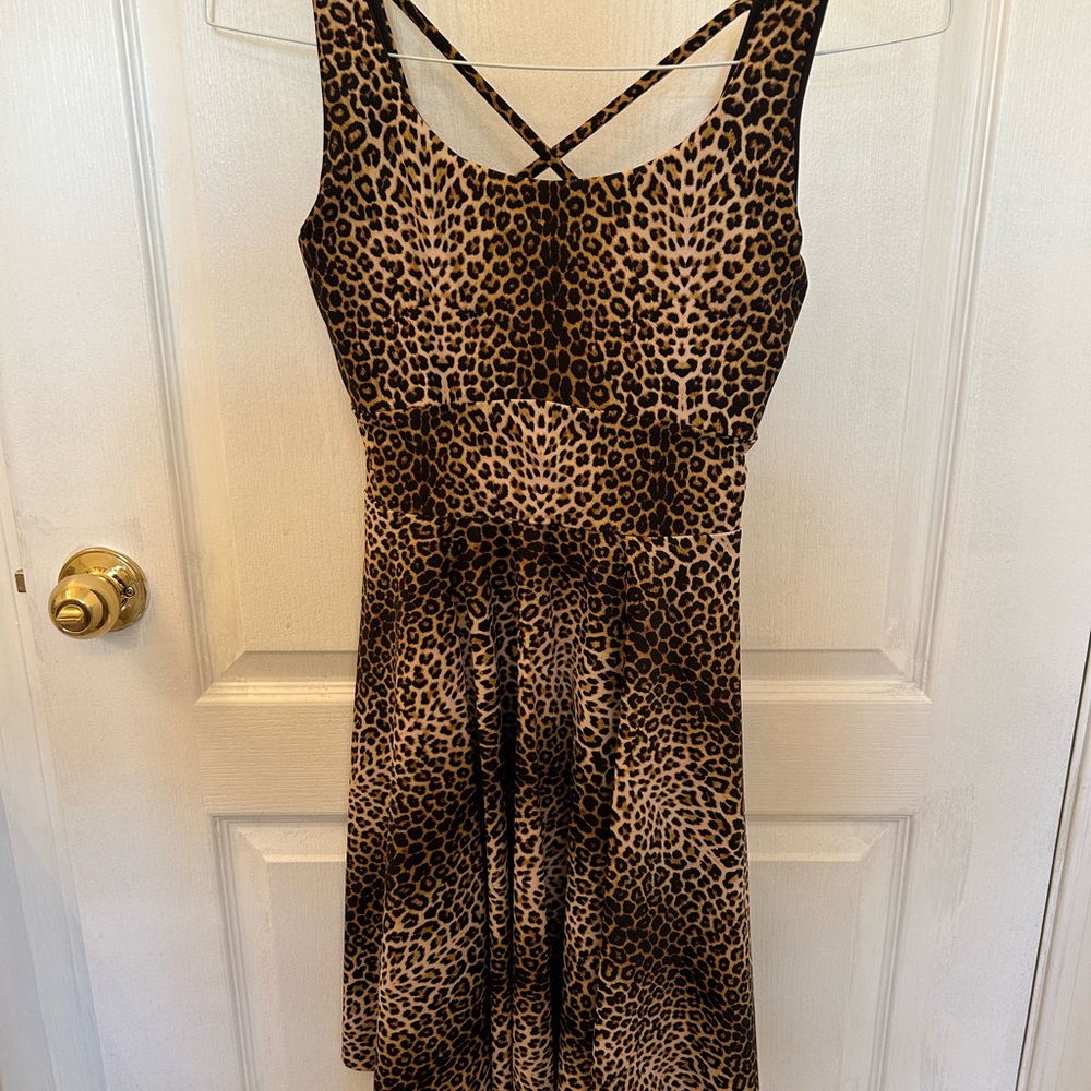 Exotica Athletica skater dresses in animal print